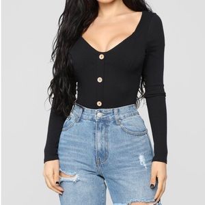 Black ripped top NEVER WORN